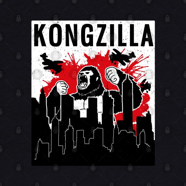 ** Funny Retro Japanese Kongzilla ** by Malame